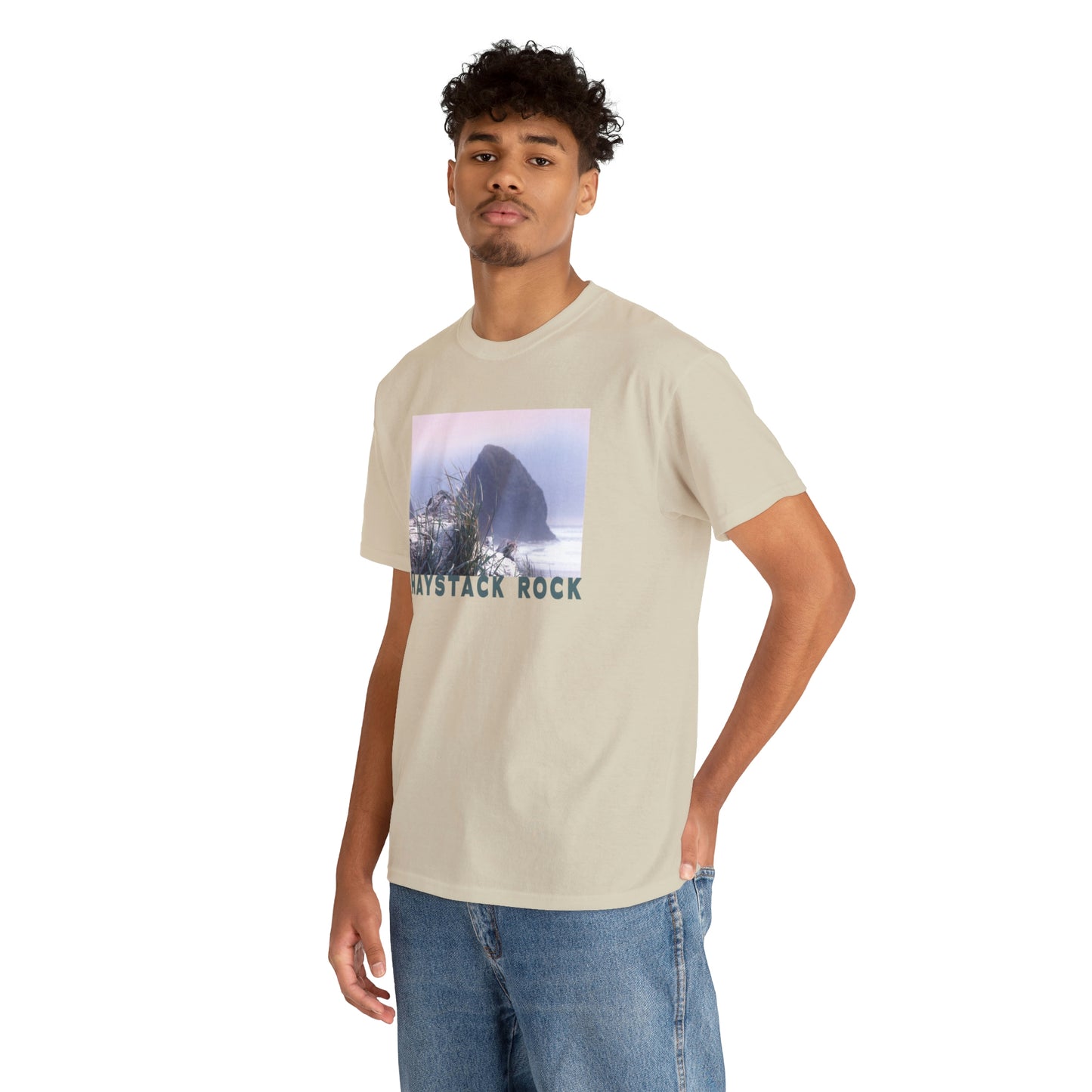 Haystack Rock, Unisex Heavy Cotton Tee