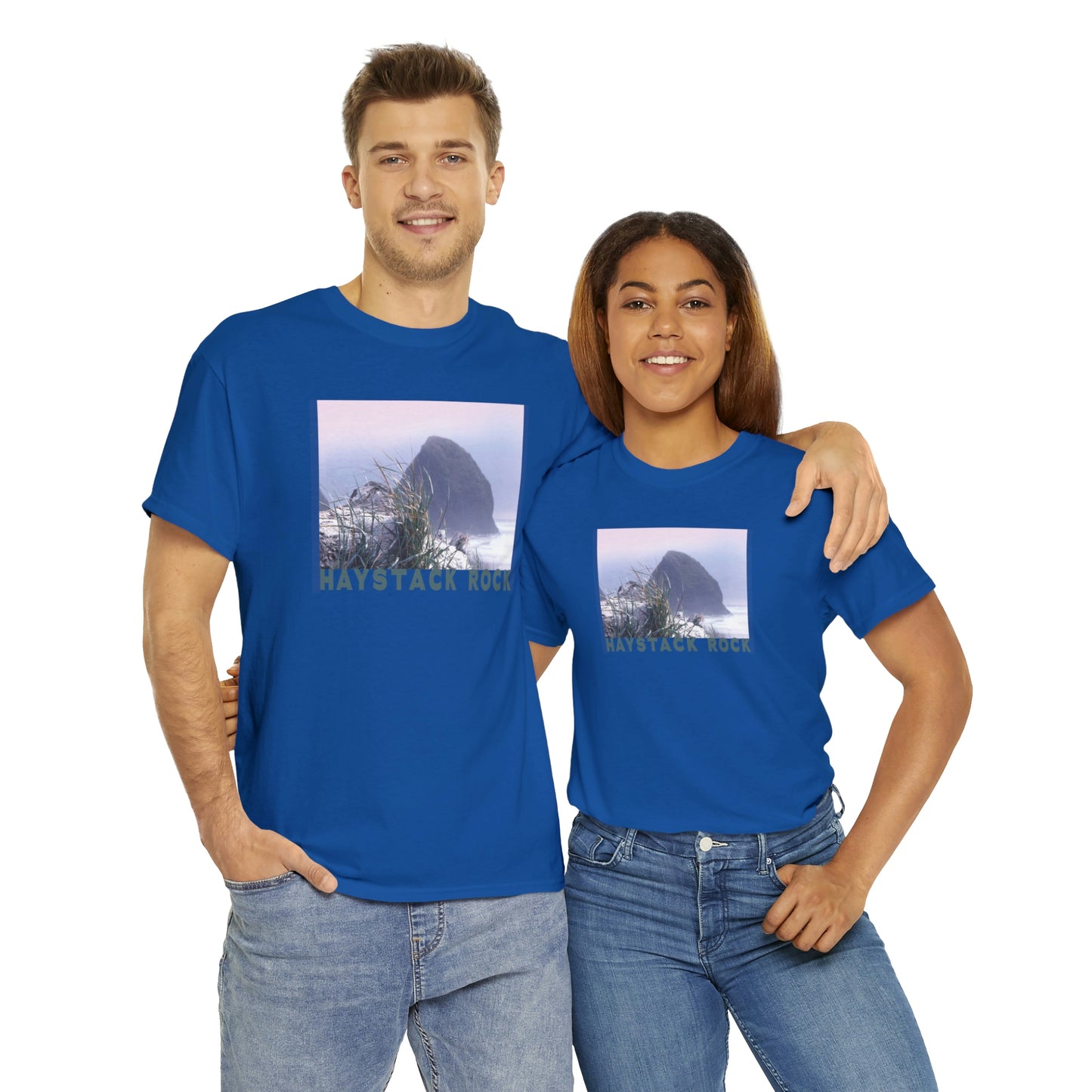 Haystack Rock, Unisex Heavy Cotton Tee