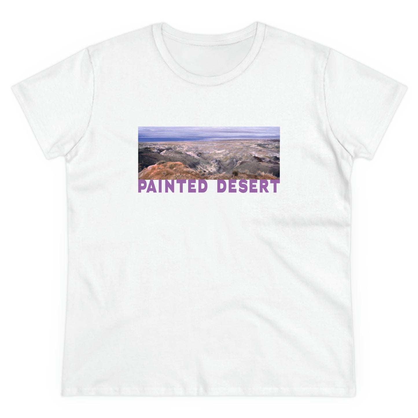 Painted Desert, Women's Midweight Cotton Tee