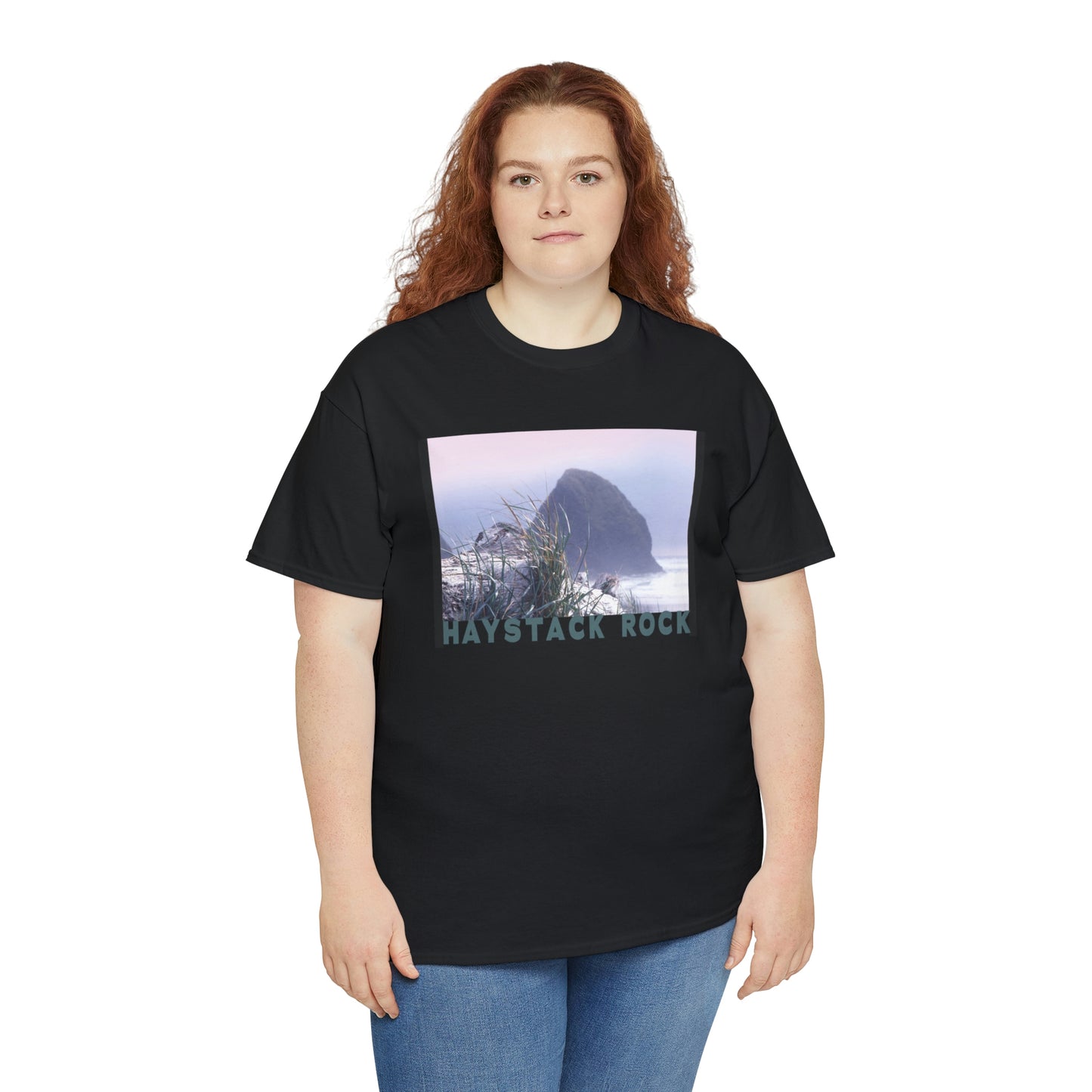 Haystack Rock, Unisex Heavy Cotton Tee