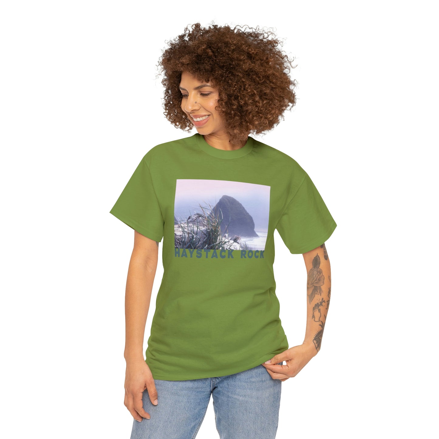 Haystack Rock, Unisex Heavy Cotton Tee