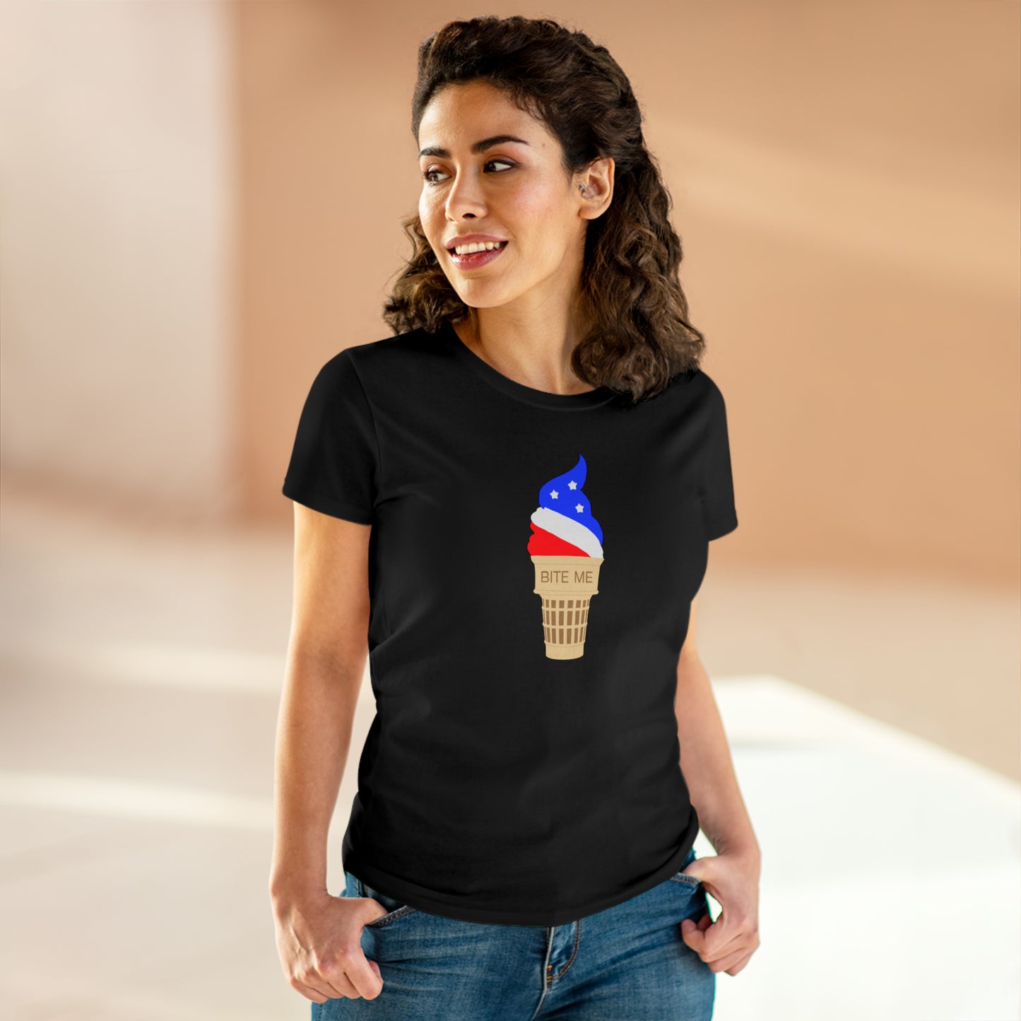 Bite Me, Women's Midweight Cotton Tee