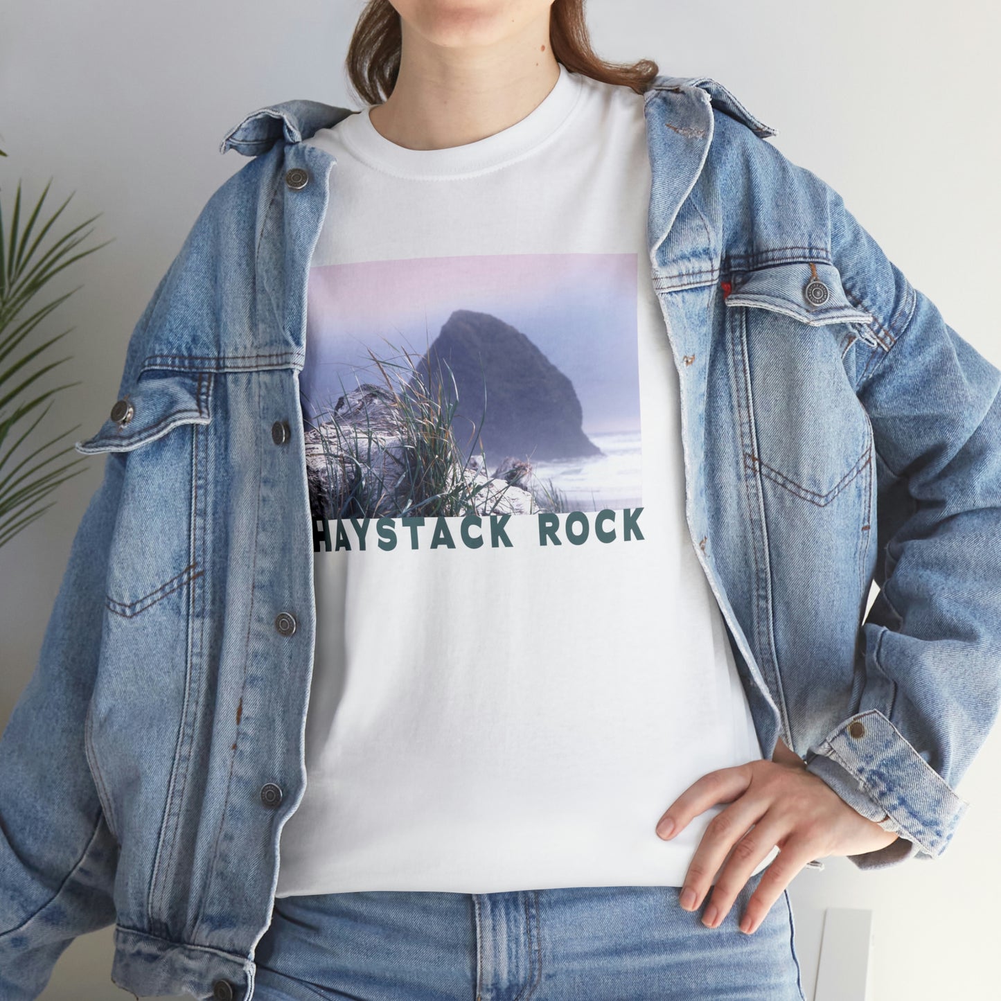 Haystack Rock, Unisex Heavy Cotton Tee