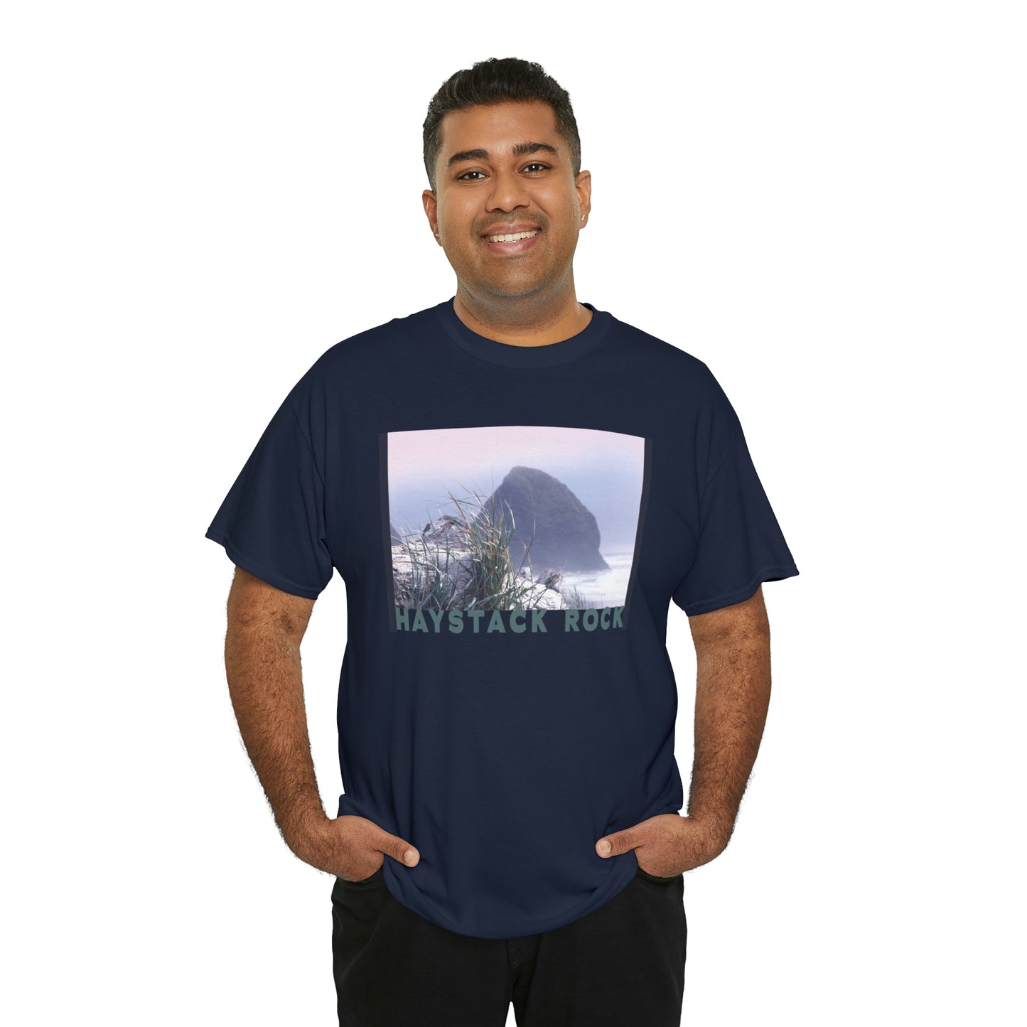 Haystack Rock, Unisex Heavy Cotton Tee