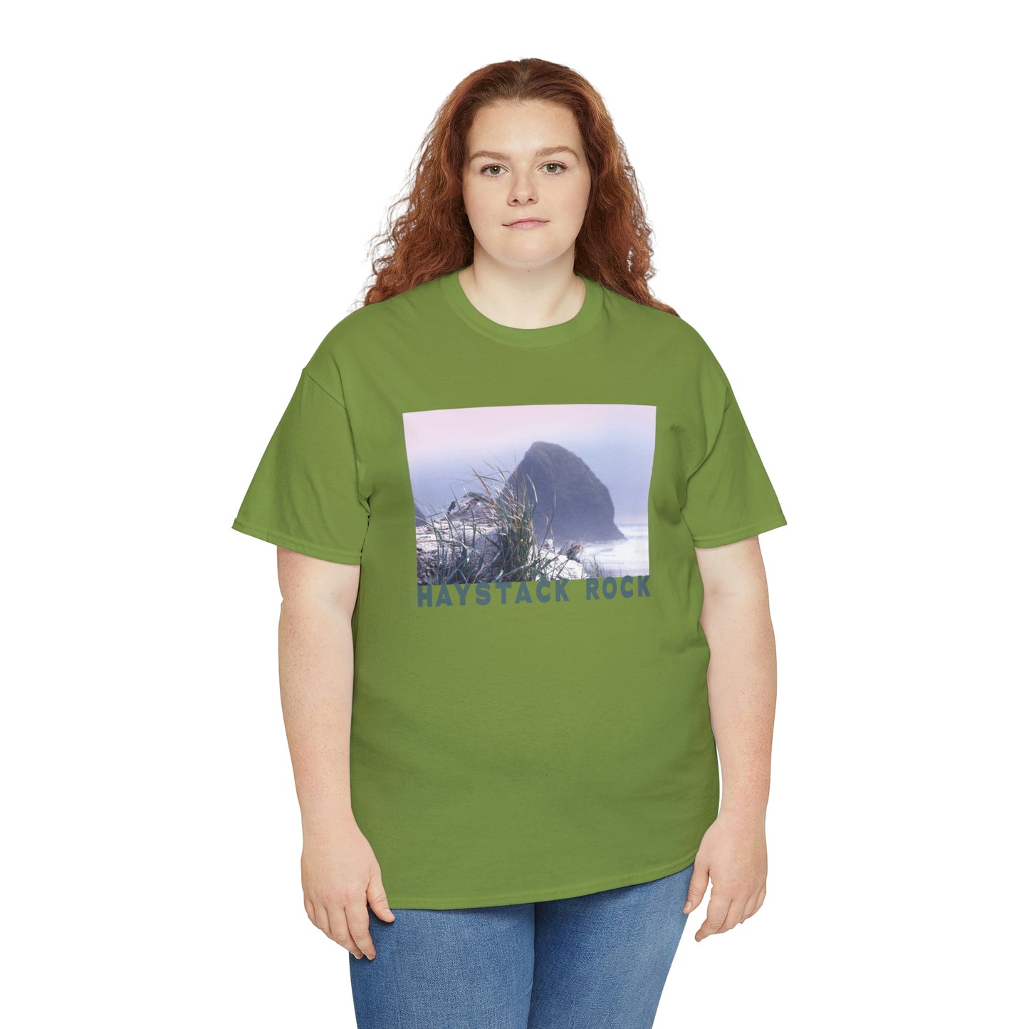 Haystack Rock, Unisex Heavy Cotton Tee