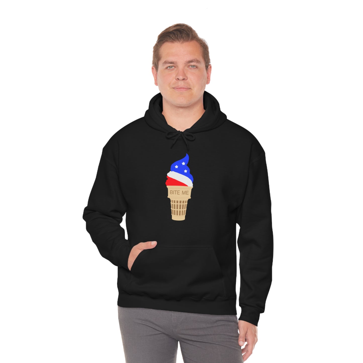 Bite Me Unisex Heavy Blend™ Hooded Sweatshirt