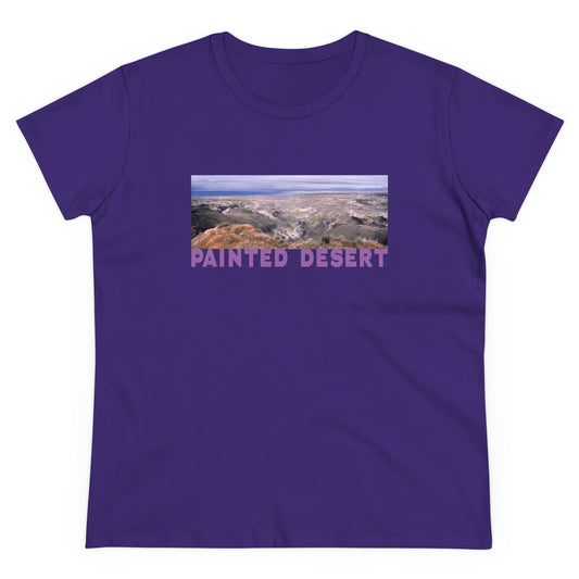 Painted Desert, Women's Midweight Cotton Tee