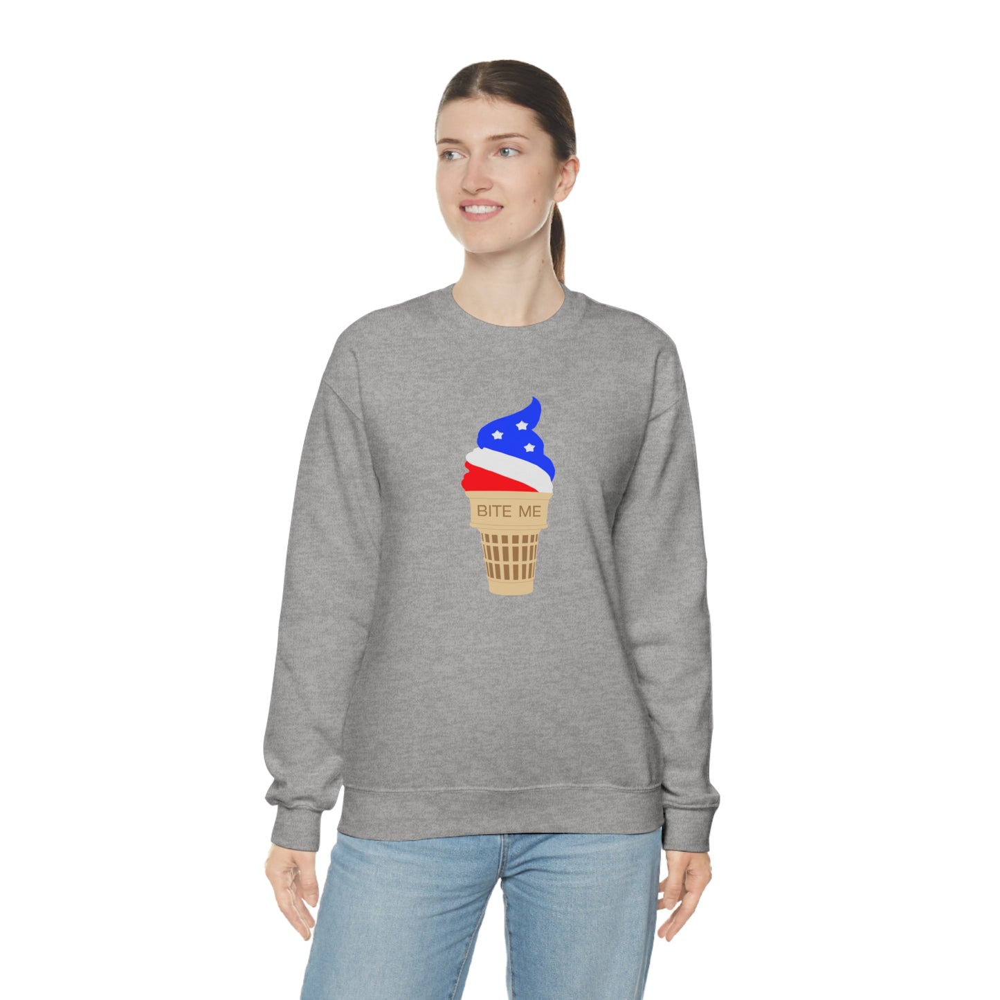 Bite Me Unisex Heavy Blend™ Crewneck Sweatshirt