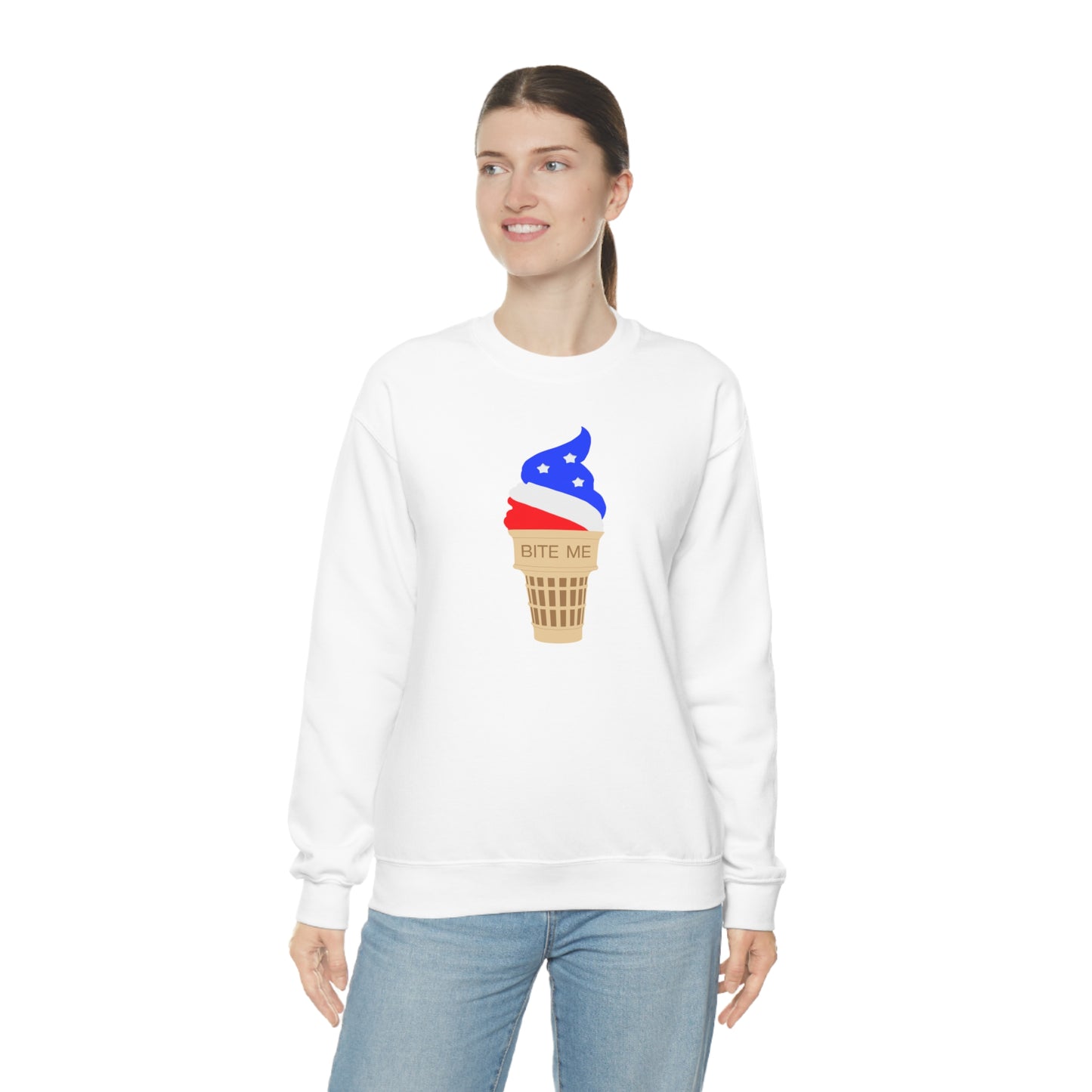 Bite Me Unisex Heavy Blend™ Crewneck Sweatshirt