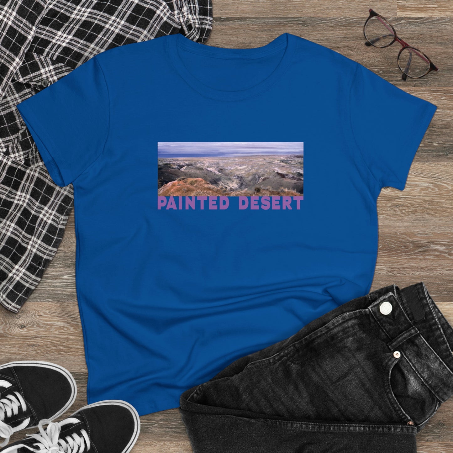 Painted Desert, Women's Midweight Cotton Tee