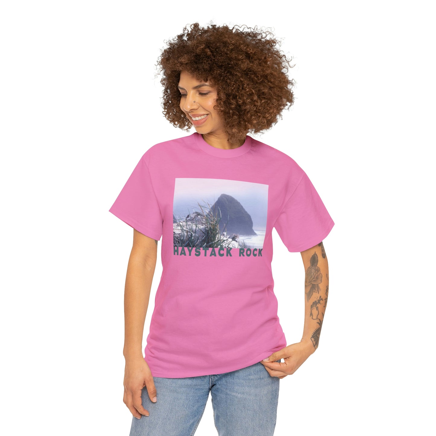 Haystack Rock, Unisex Heavy Cotton Tee