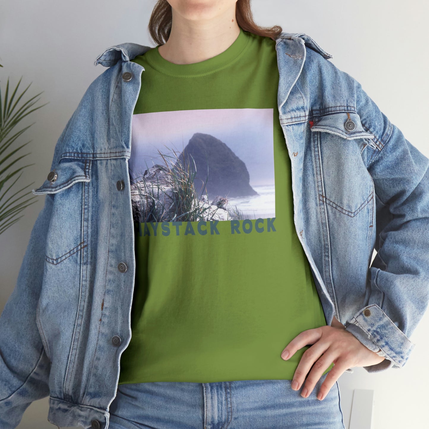 Haystack Rock, Unisex Heavy Cotton Tee