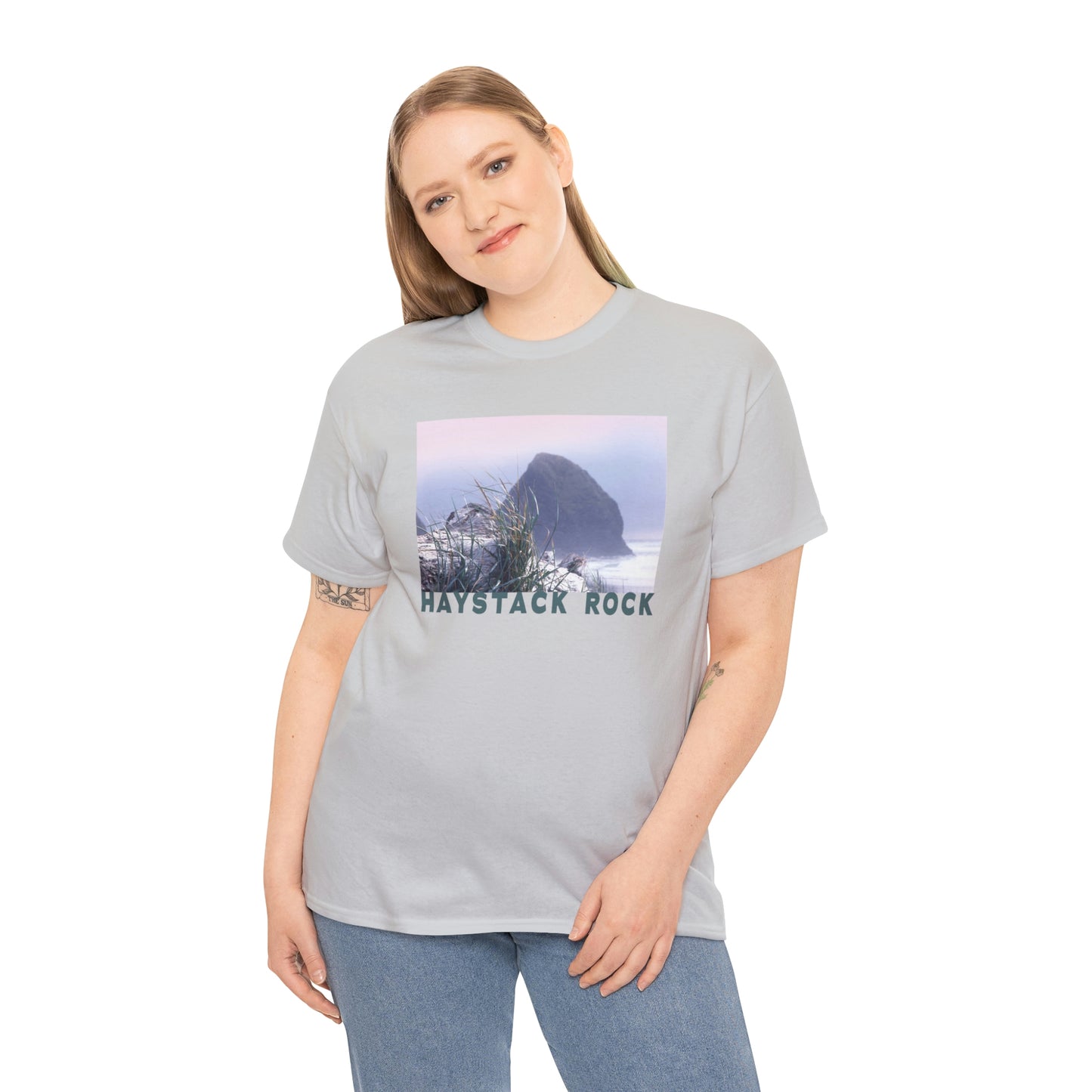 Haystack Rock, Unisex Heavy Cotton Tee