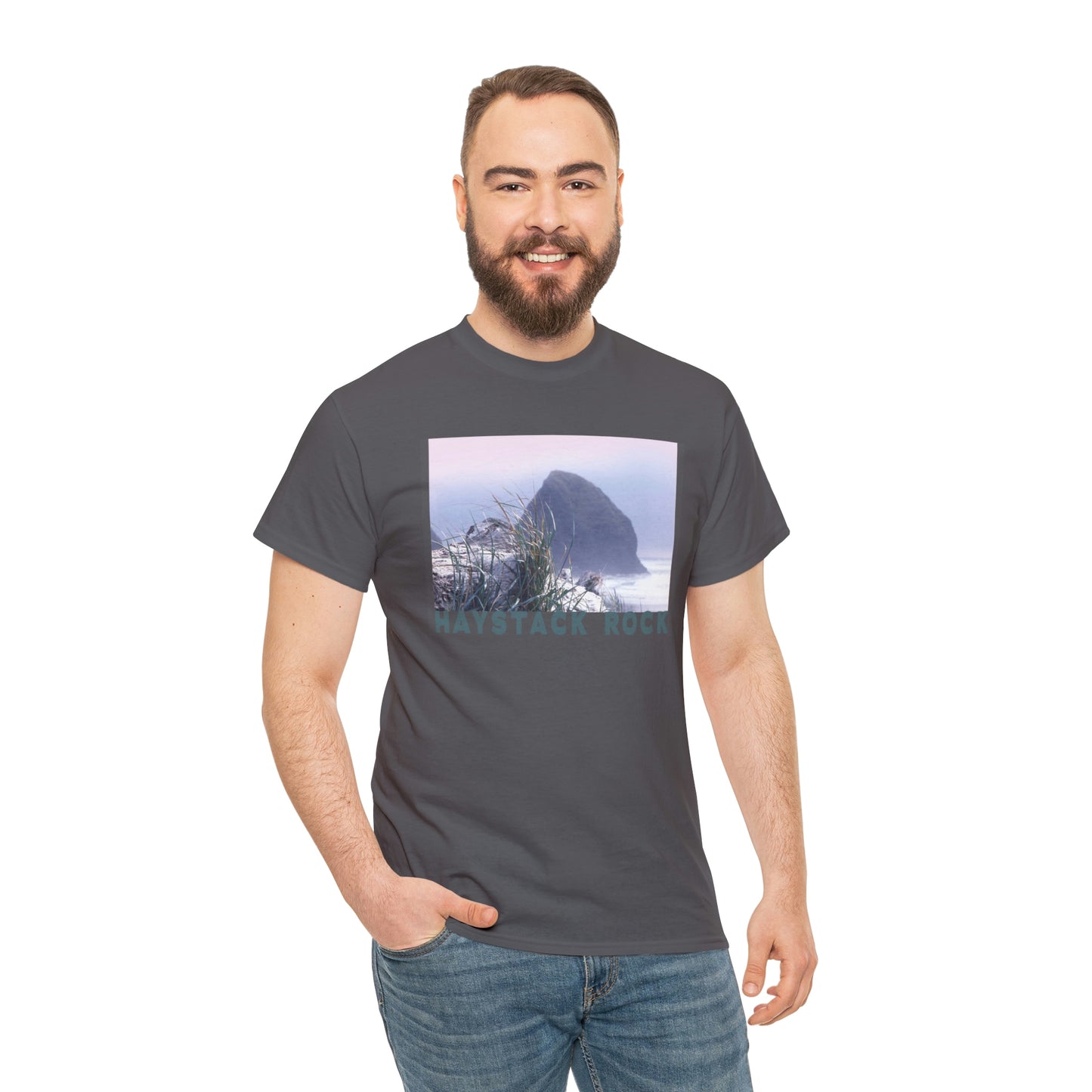 Haystack Rock, Unisex Heavy Cotton Tee