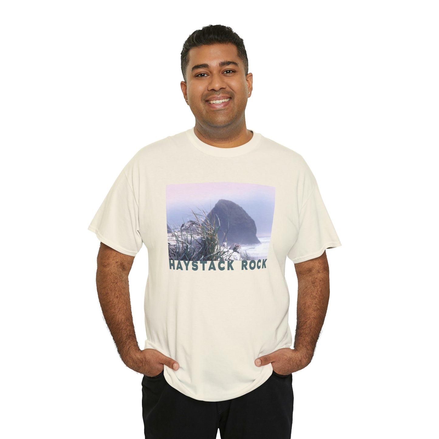 Haystack Rock, Unisex Heavy Cotton Tee