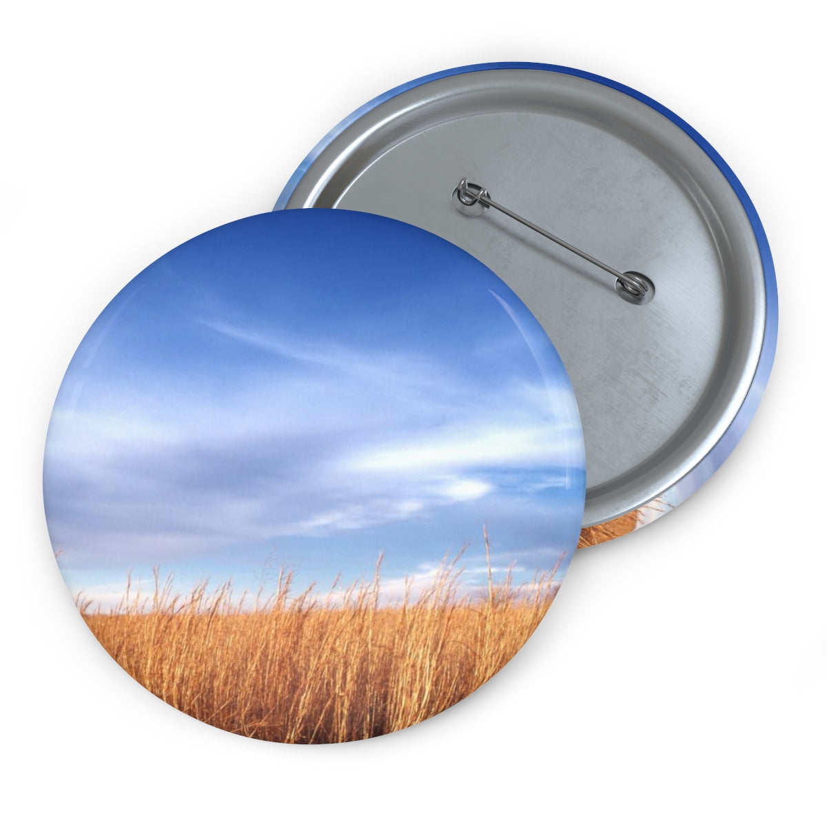 Winter Wheat pin button