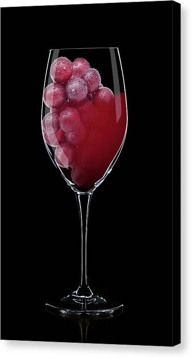 Wine and Grapes - Canvas Print